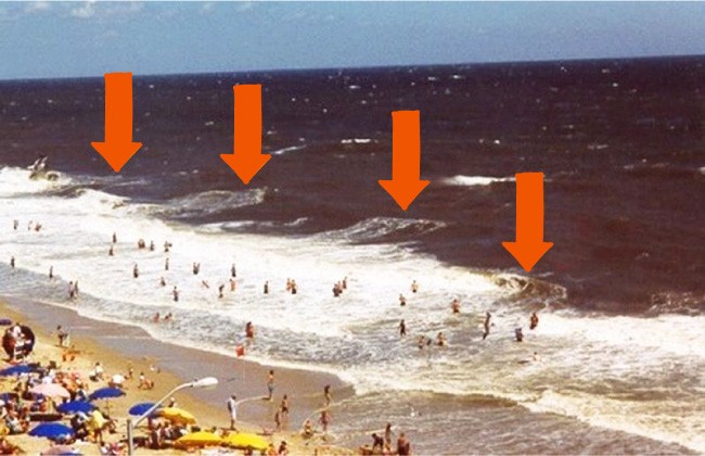 Отбойное течение: опасность, которую легко перехитрить | Обратное течение Отбойное течение: опасность, которую легко перехитрить | Обратное течение