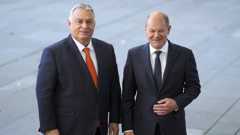 Politico: Шольц предложил Орбану выйти за кофе во время обсуждения Украины